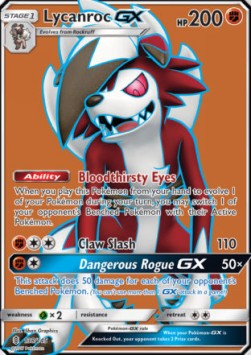 Lycanroc GX GRI-138 Ultra Rare Poor Englisch