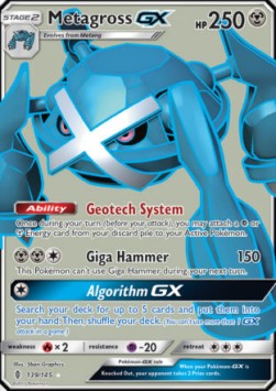 Metagross GX GRI-139 Ultra Rare Near Mint Englisch