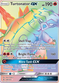 Turtonator GX GRI-148 Secret Rare Excellent Englisch