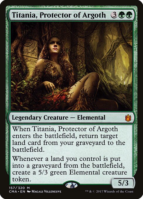 Titania, Protector of Argoth CMA-157 Mythic Excellent Englisch