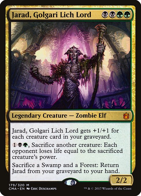 Jarad, Golgari Lich Lord CMA-179 Mythic Excellent Englisch