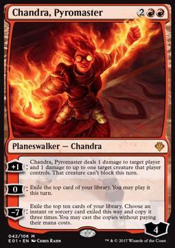 Chandra, Pyromaster E01-42 Mythic Good Englisch