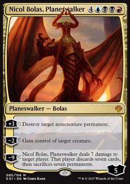 Nicol Bolas, Planeswalker E01-85 Mythic Near Mint Englisch