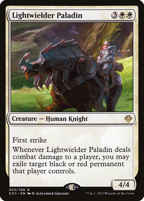 Lightwielder Paladin E01-14 Rare Excellent Englisch