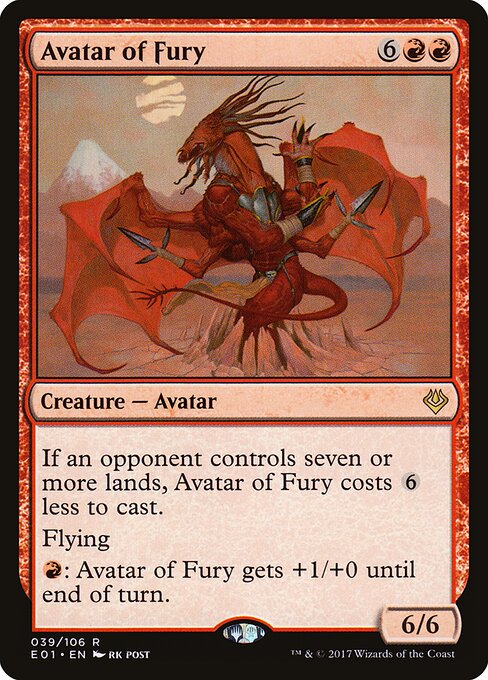 Avatar des Zorns E01-39 Rare Light Played Englisch