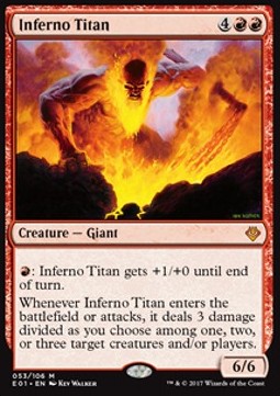 Inferno Titan E01-53 Mythic Near Mint Englisch