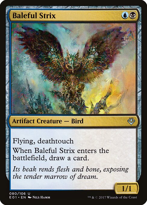 Baleful Strix E01-80 Uncommon Excellent Englisch