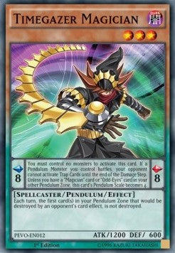 Zeitdeutender Magier PEVO-012 Super Rare Near Mint Deutsch 1. Auflage
