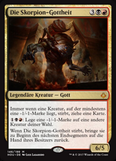 Die Skorpion-Gottheit HOU-146 Mythic Light Played Deutsch