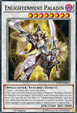 Erleuchtungspaladin PEVO-031 Super Rare Excellent Deutsch 1. Auflage