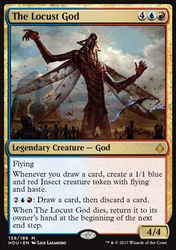 Die Heuschrecken-Gottheit HOU-139 Mythic Excellent Deutsch