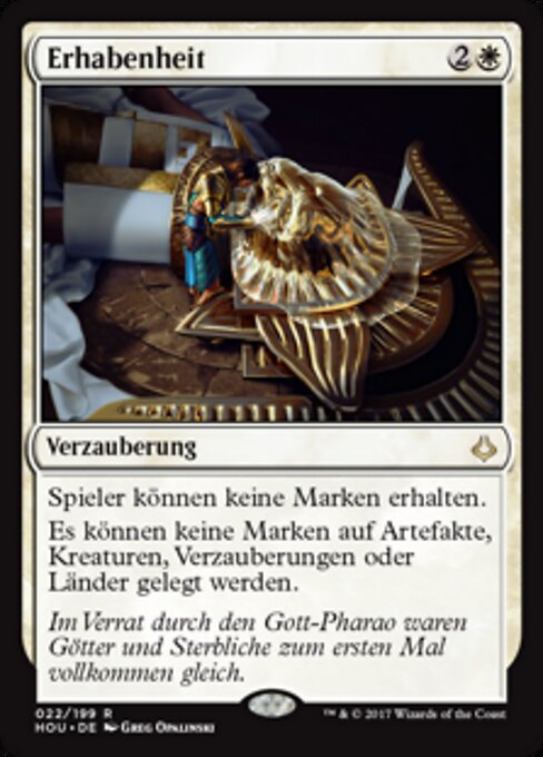 Erhabenheit HOU-22 Rare Light Played Deutsch