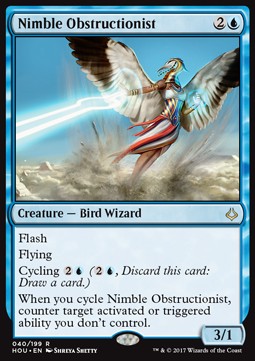Nimble Obstructionist HOU-40 Rare Good Englisch