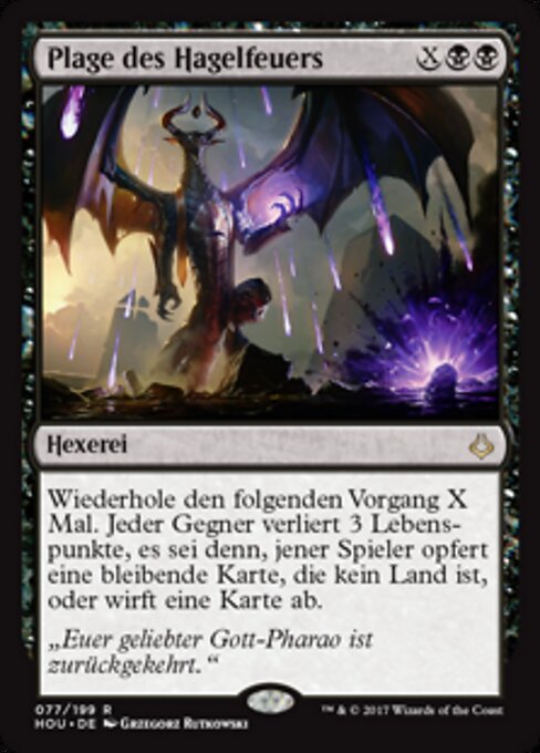 Plage des Hagelfeuers HOU-77 Rare Good Deutsch