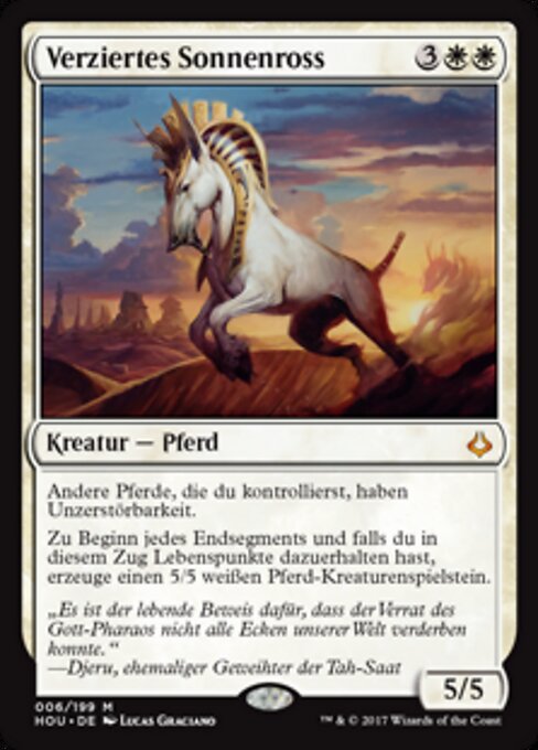 Verziertes Sonnenross HOU-6 Mythic Excellent Deutsch