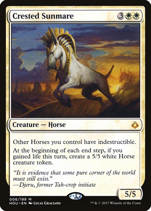 Crested Sunmare HOU-6 Mythic Excellent Englisch