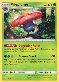 Giflor BUS-6 Holo Rare Light Played Deutsch Reverse Holo