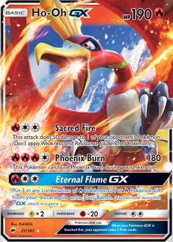 Ho-Oh GX BUS-21 Ultra Rare Excellent Deutsch
