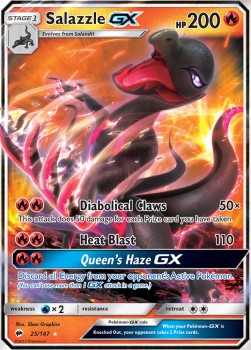 Salazzle GX BUS-25 Ultra Rare Excellent Französisch