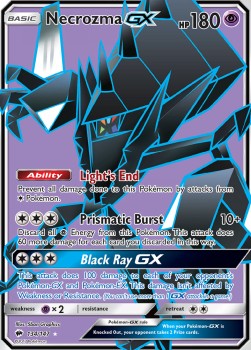 Necrozma GX BUS-134 Ultra Rare Light Played Deutsch