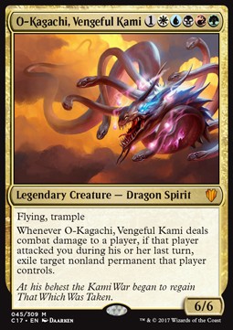 O-Kagachi, rachsüchtiger Kami C17-45 Mythic Excellent Englisch Foil