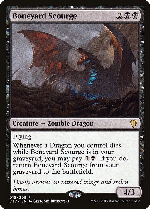 Boneyard Scourge C17-15 Rare Good Englisch