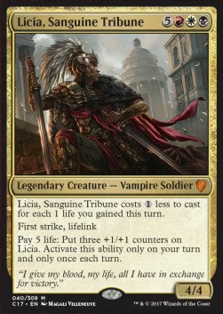 Licia, blutrünstige Tribunin C17-40 Mythic Excellent Englisch Foil