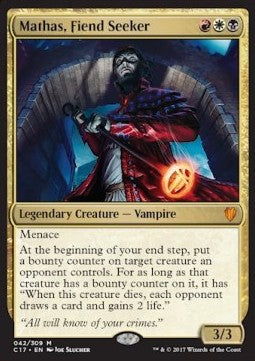 Mathas, Jäger der Verdammten C17-42 Mythic Excellent Englisch Foil