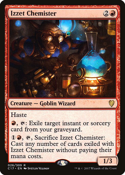 Izzet-Chemister C17-26 Rare Excellent Englisch