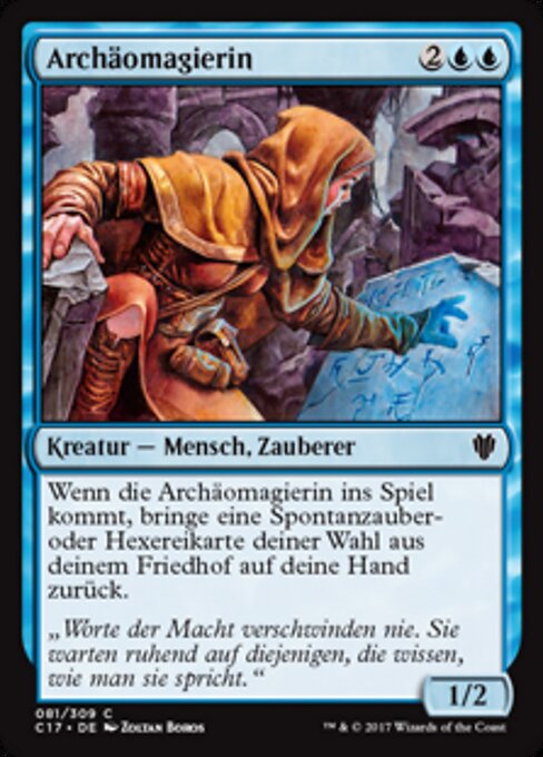 Archäomagierin C17-81 Common Excellent Deutsch