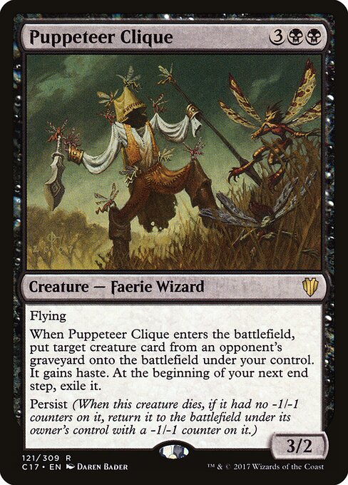Puppeteer Clique C17-121 Rare Excellent Englisch