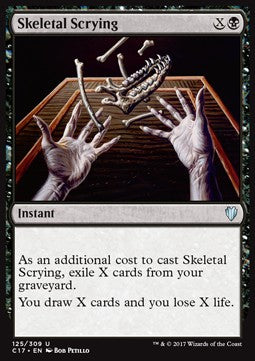 Skeletal Scrying C17-125 Uncommon Excellent Englisch