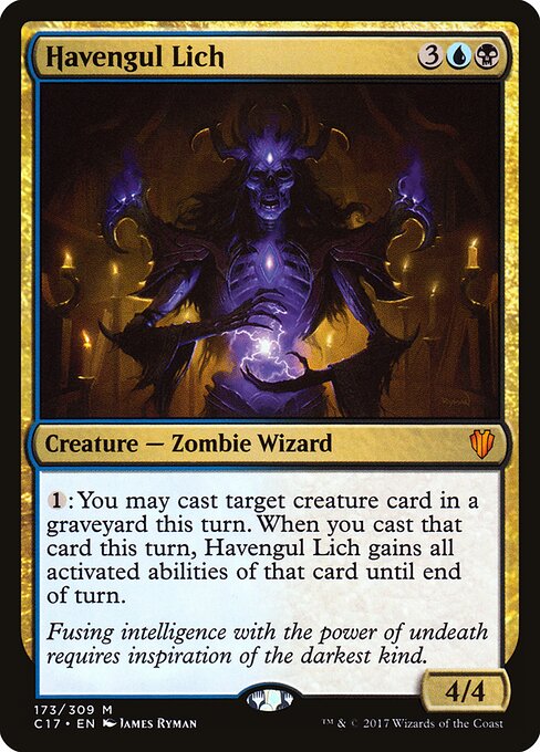 Lich aus Pfuhlhaven C17-173 Mythic Good Englisch