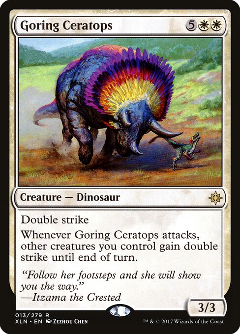 Goring Ceratops XLN-13 Rare Good Englisch