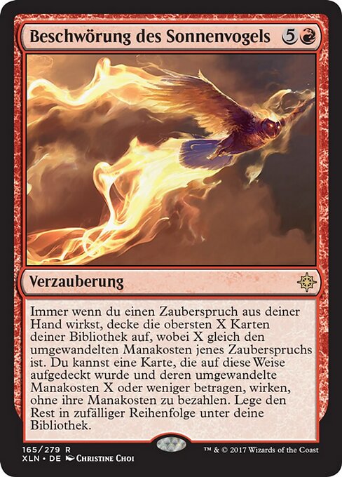 Beschwörung des Sonnenvogels XLN-165 Rare Excellent Deutsch