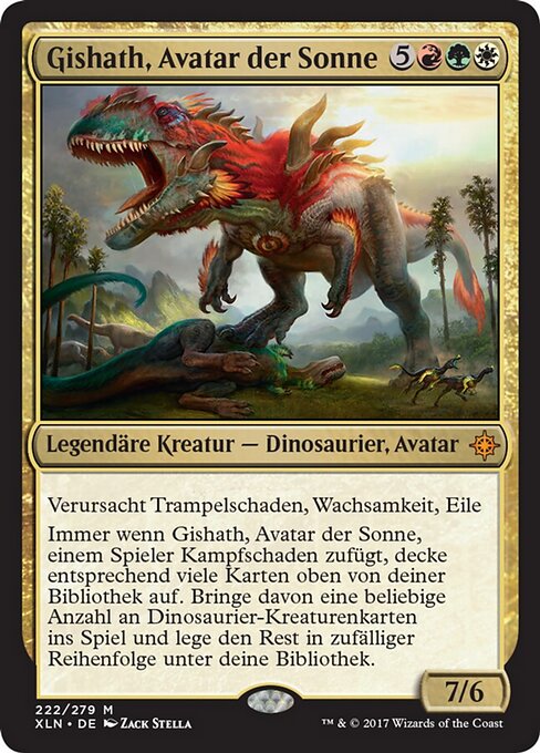 Gishath, Avatar der Sonne XLN-222 Mythic Excellent Deutsch