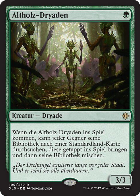 Altholz-Dryaden XLN-199 Rare Excellent Deutsch