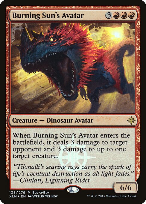 Burning Sun's Avatar BABP-135 Rare Good Englisch Foil