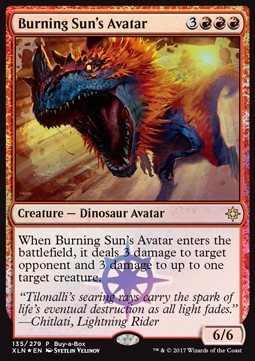 Avatar der Lodernden Sonne BABP-135 Rare Excellent Englisch Foil