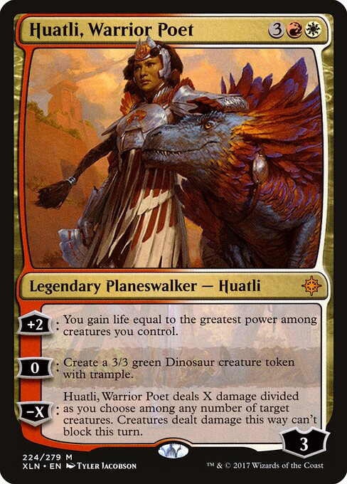 Huatli, Warrior Poet XLN-224 Mythic Excellent Englisch