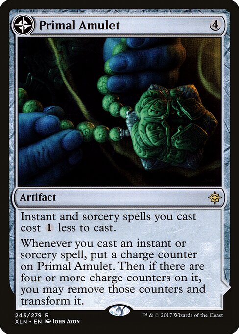 Primal Amulet / Primal Wellspring XLN-243 Rare Excellent Englisch