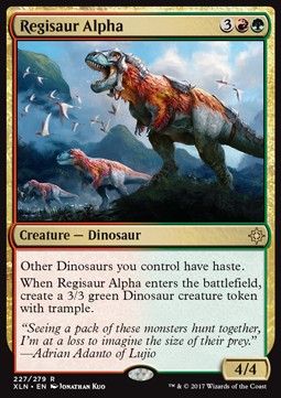 Regisaurus-Alphatier XLN-227 Rare Excellent Deutsch