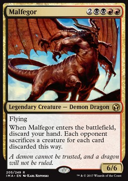 Malfegor IMA-205 Rare Excellent Englisch