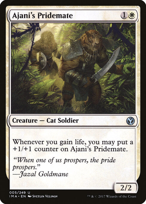 Ajani's Pridemate IMA-5 Uncommon Excellent Englisch