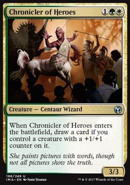 Chronistin der Helden IMA-196 Uncommon Excellent Englisch Foil