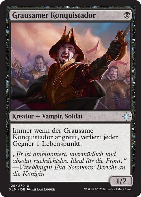 Grausamer Konquistador XLN-128 Uncommon Excellent Deutsch