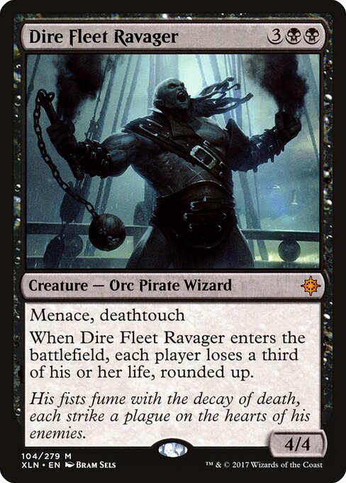 Dire Fleet Ravager XLN-104 Mythic Excellent Englisch