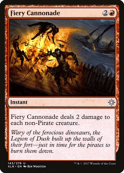 Fiery Cannonade XLN-143 Uncommon Excellent Englisch