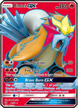 Entei GX SLG-71 Ultra Rare Excellent Deutsch
