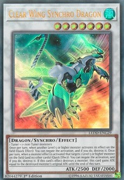 Glasflügel-Synchrodrache LEDD-C29 Ultra Rare Good Deutsch